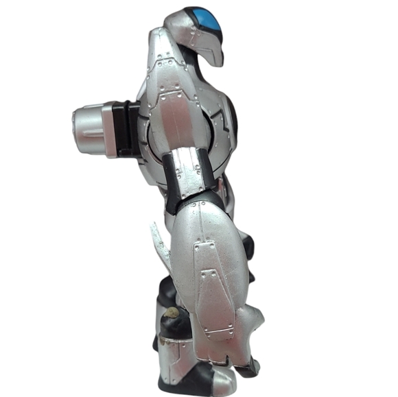 2011 SPINMASTER REDAKAI SILVER METANOID ACTION FIGURE - 4" - Picture 2 of 16